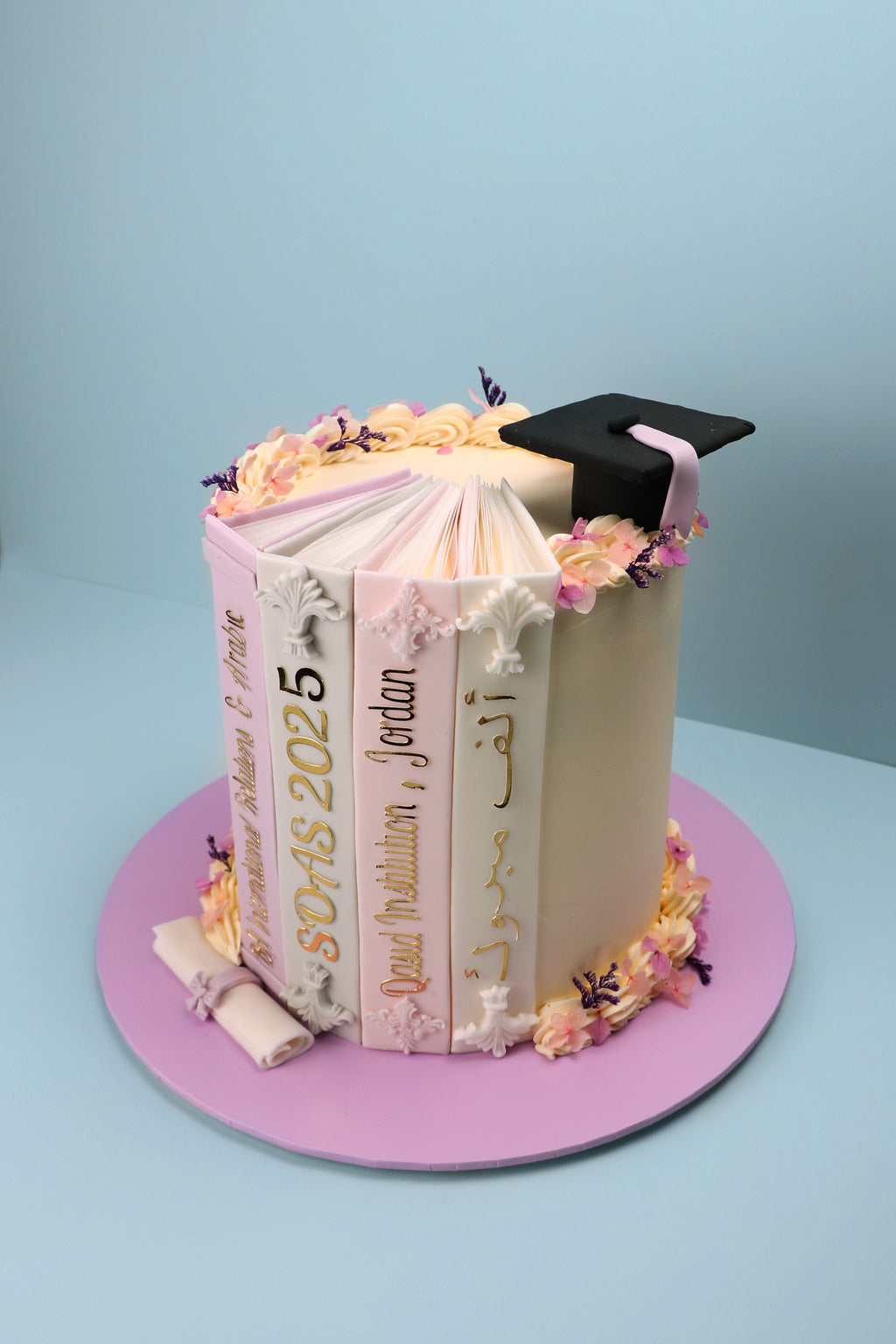 Graduation Book Cake