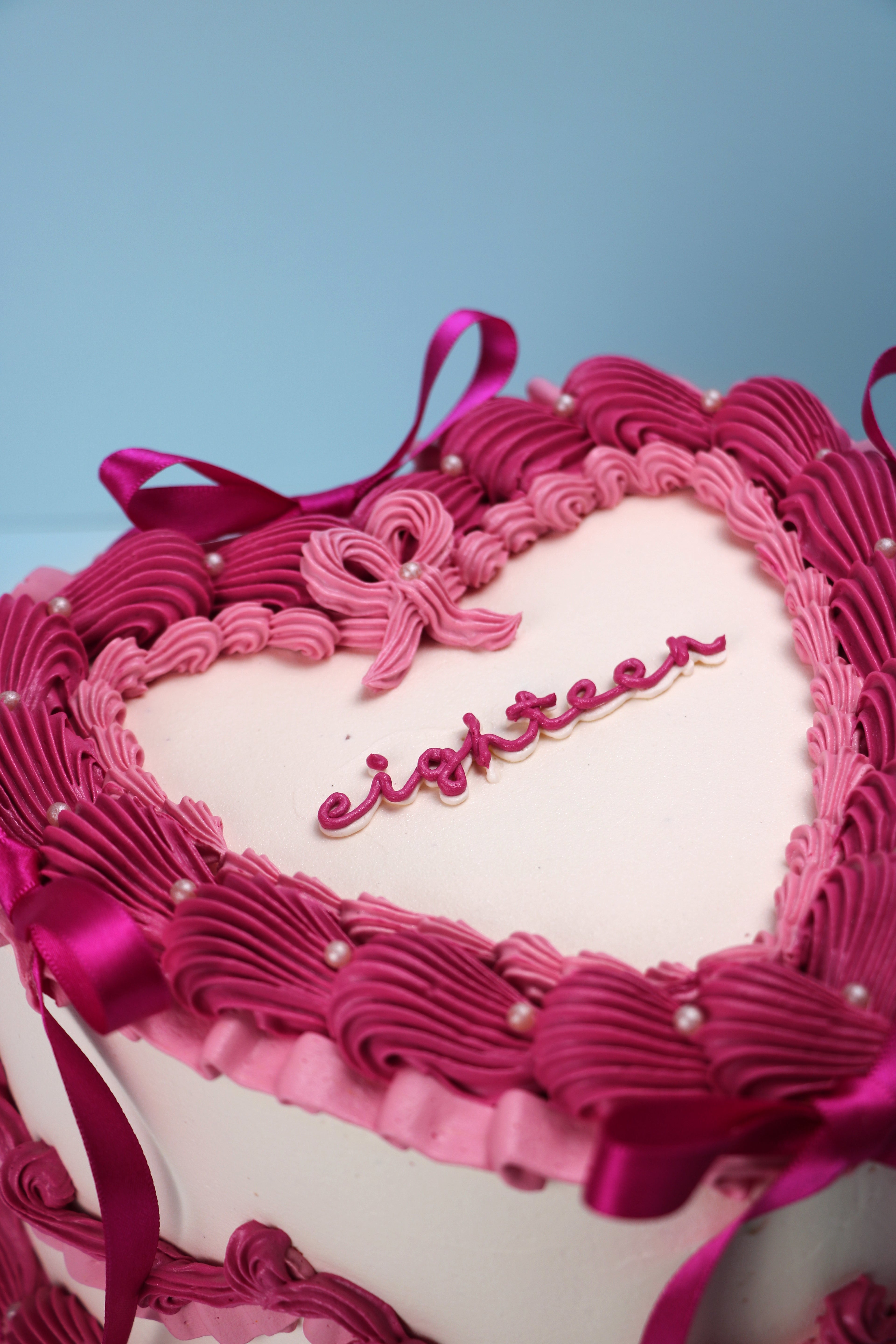 A Gentle Heart Cake