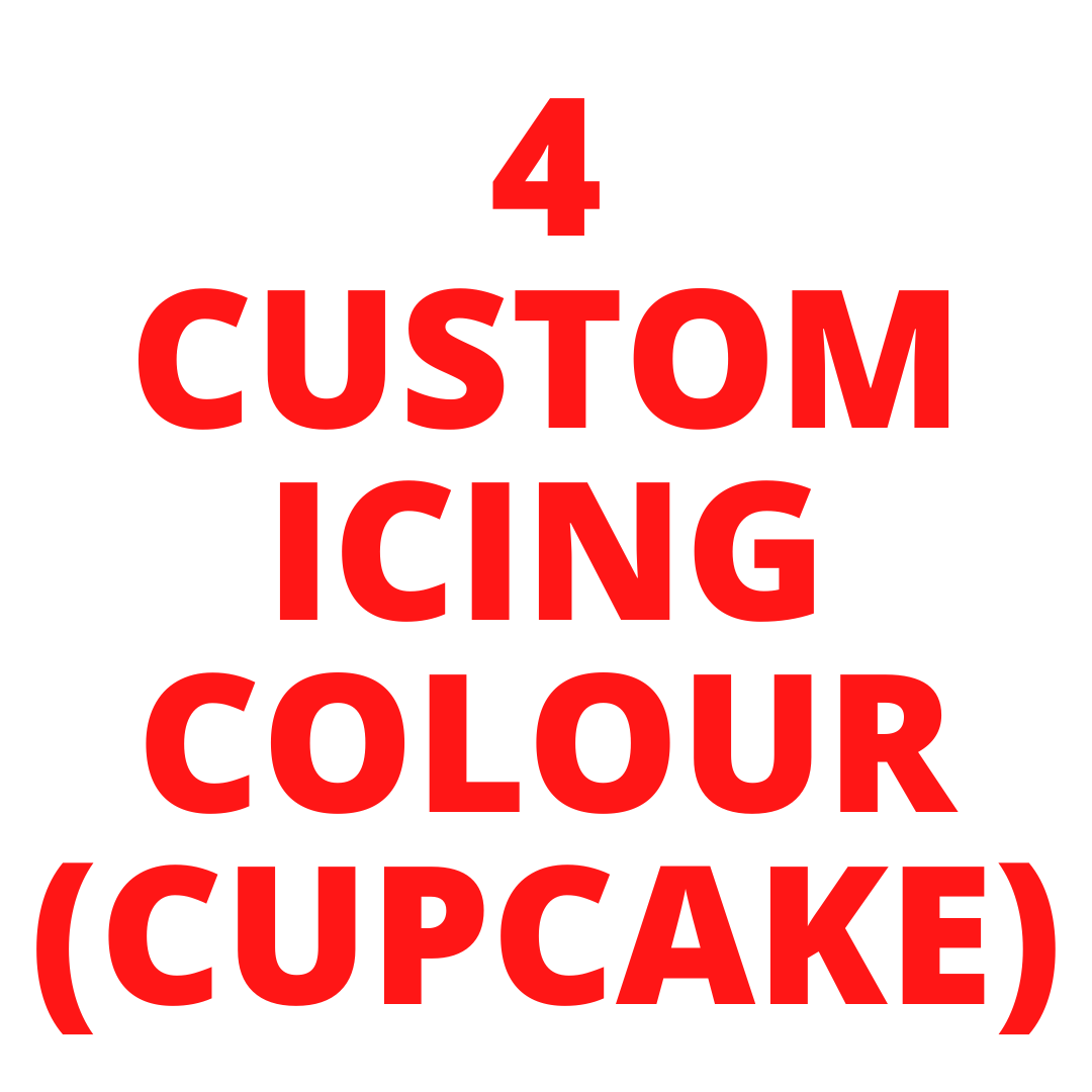 4 x Custom Icing Colours (CUPCAKES)