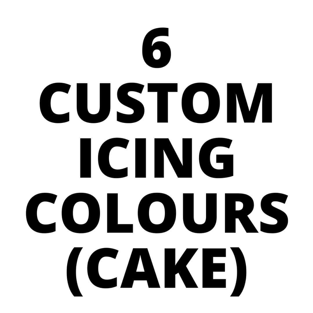 6 x Custom Icing Colours (CAKE)