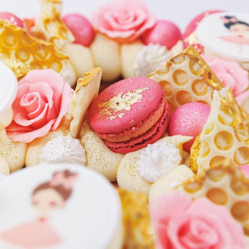 Ballerina Number Letter Cookie Cake