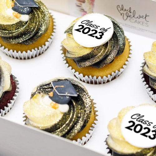 Black Graduation Gift Cupcakes (6)