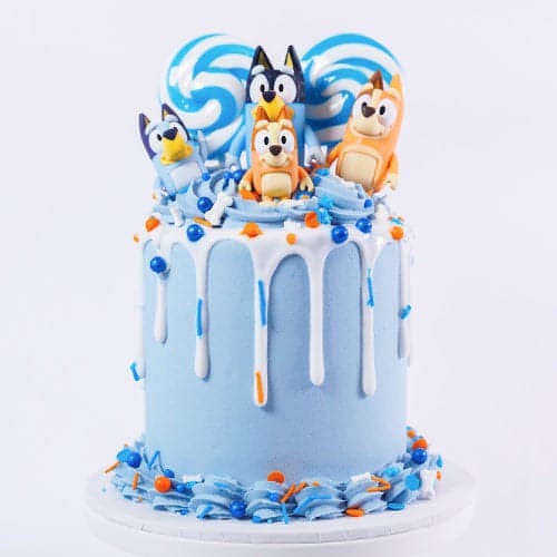 Bluey Birthday Cake