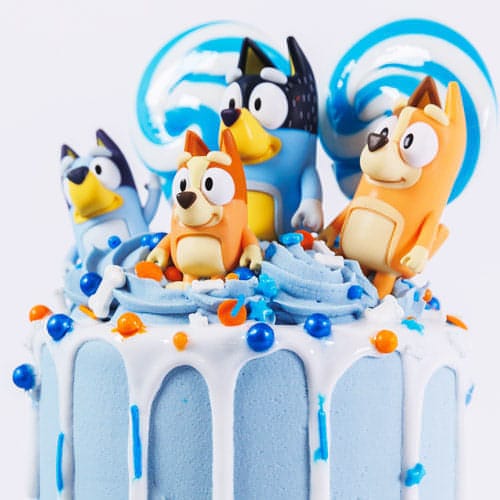 Bluey Birthday Cake