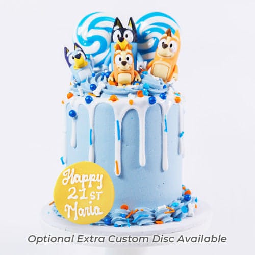 Bluey Birthday Cake