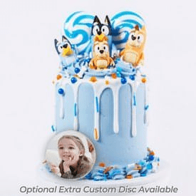 Bluey Birthday Cake