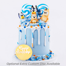 Bluey Birthday Cake