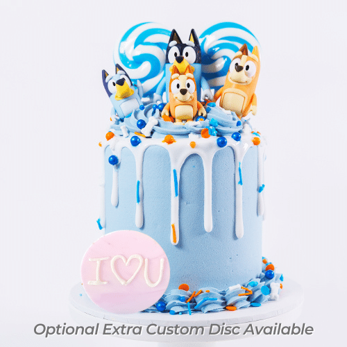 Bluey Birthday Cake