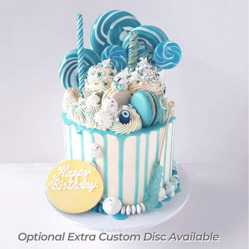 California Boy Drip Lollipop Cake