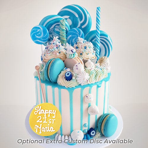 California Boy Drip Lollipop Cake