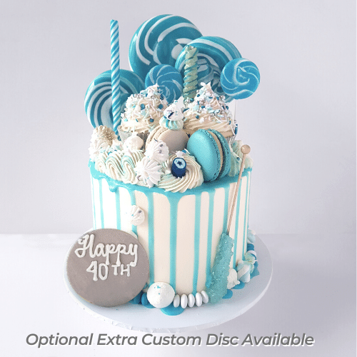 California Boy Drip Lollipop Cake