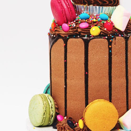 California Chocolate Playground Lollipop Cake