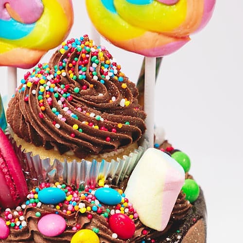 California Chocolate Playground Lollipop Cake