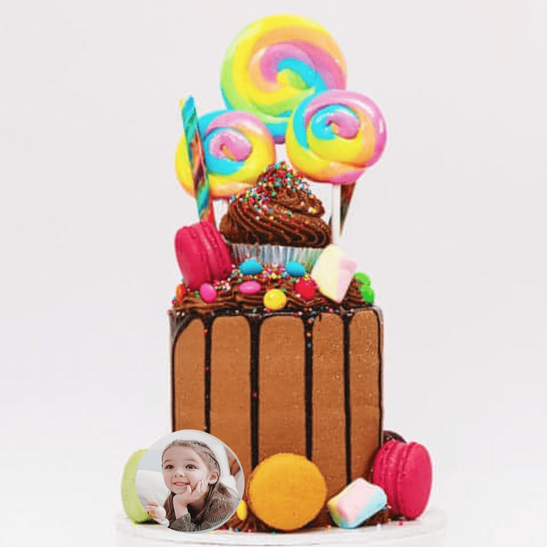 California Chocolate Playground Lollipop Cake