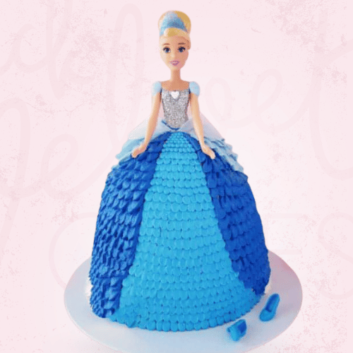 Cinderella Doll Cake