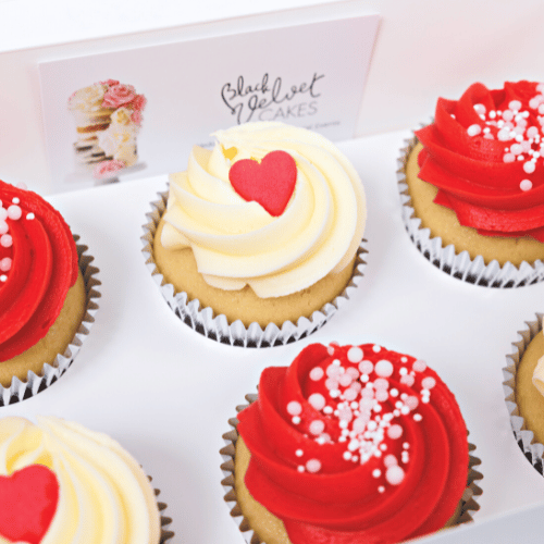 Cupid Hearts Cupcakes (6)