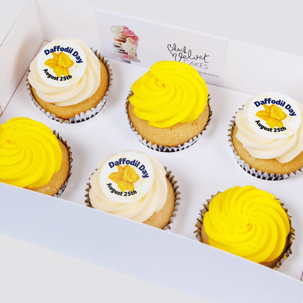 Daffodil Day Designer Cupcakes (6)