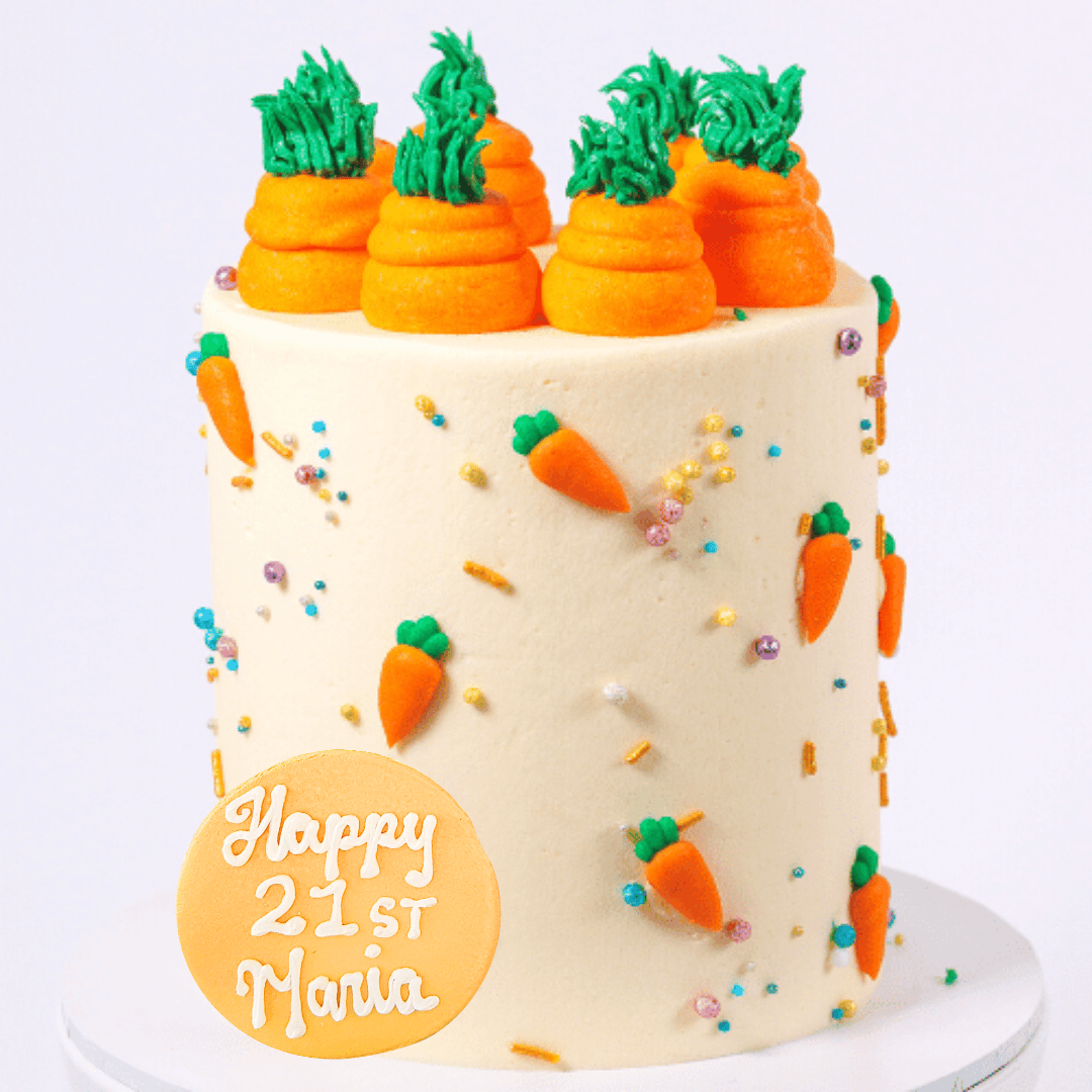 Easter Carrot Patch Cake