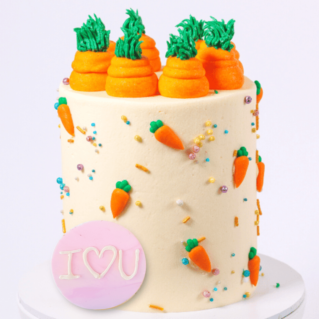 Easter Carrot Patch Cake