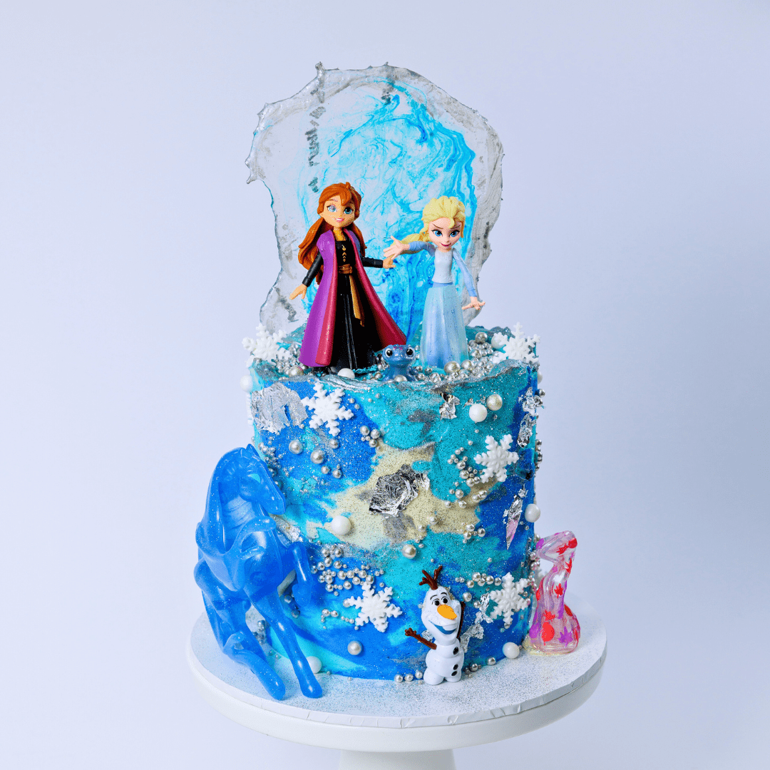 Frozen Characters Cake