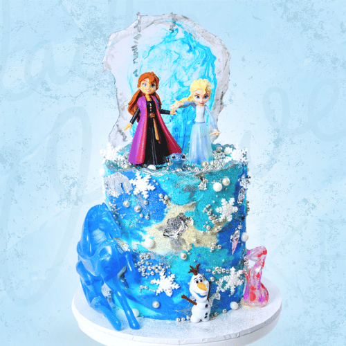 Frozen Characters Cake