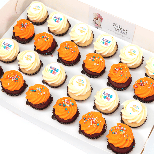 Harmony Day Logo Mini Cupcakes (24)