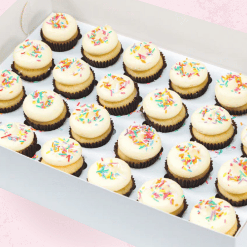 Jimmies Sprinkles Mini Cupcakes (24)