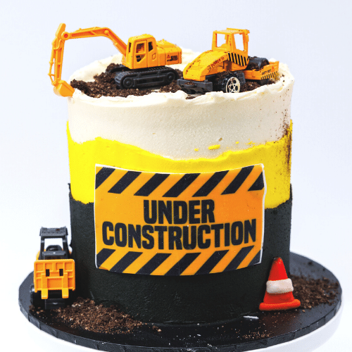 Little Builders Construction Cake