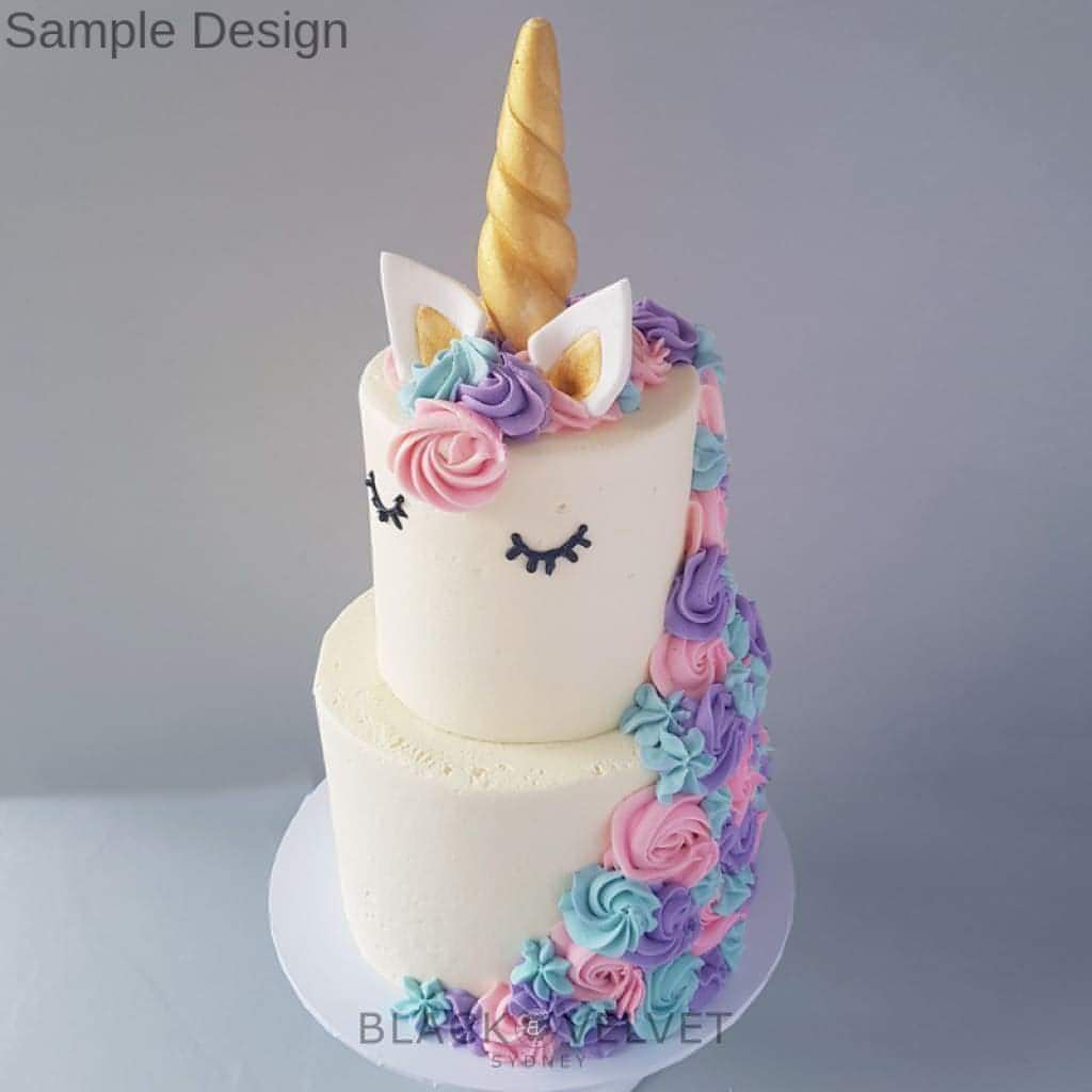 Multi-Tier Blissed Out Unicorn Cake Sydney