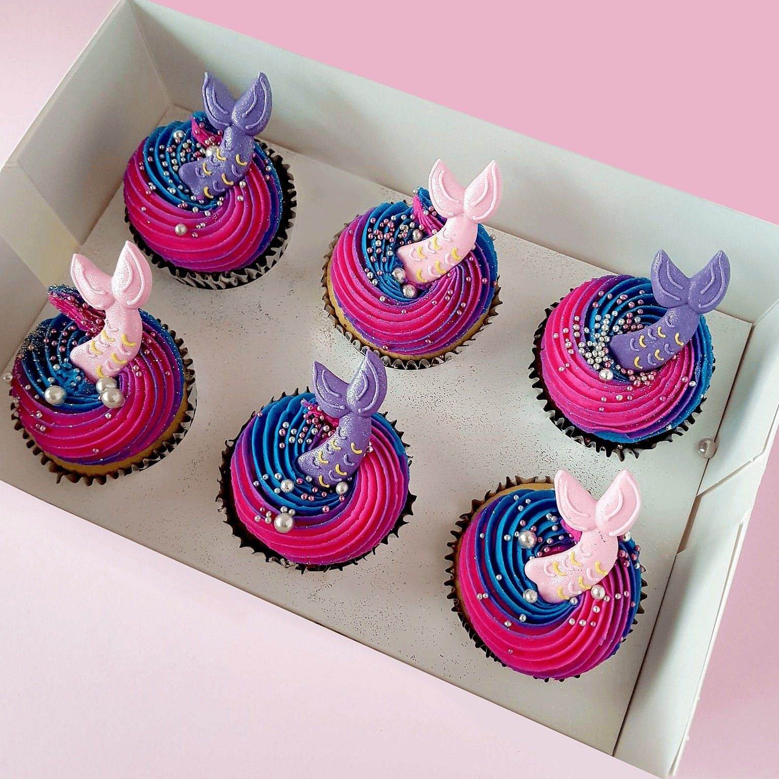 Sydney Harbour Mermaid Cupcakes (6)