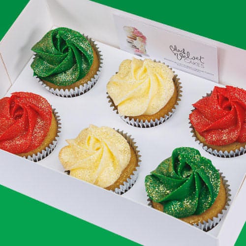 VEGAN Christmas Designer Cupcakes (12)