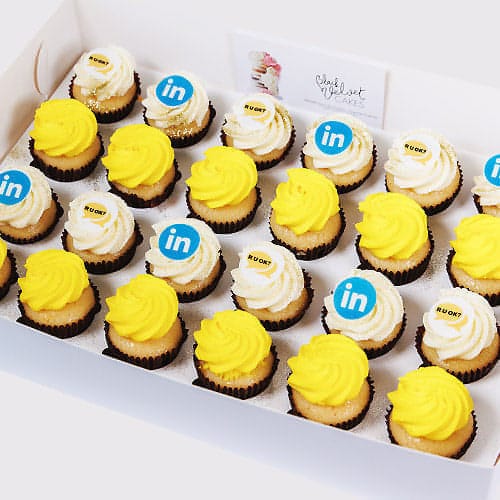 VEGAN R U OK? DAY Featured Corporate Mini Cupcakes (24)