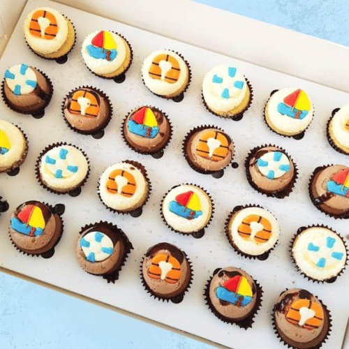 Young Sailor Kids Mini-Cupcakes (24)